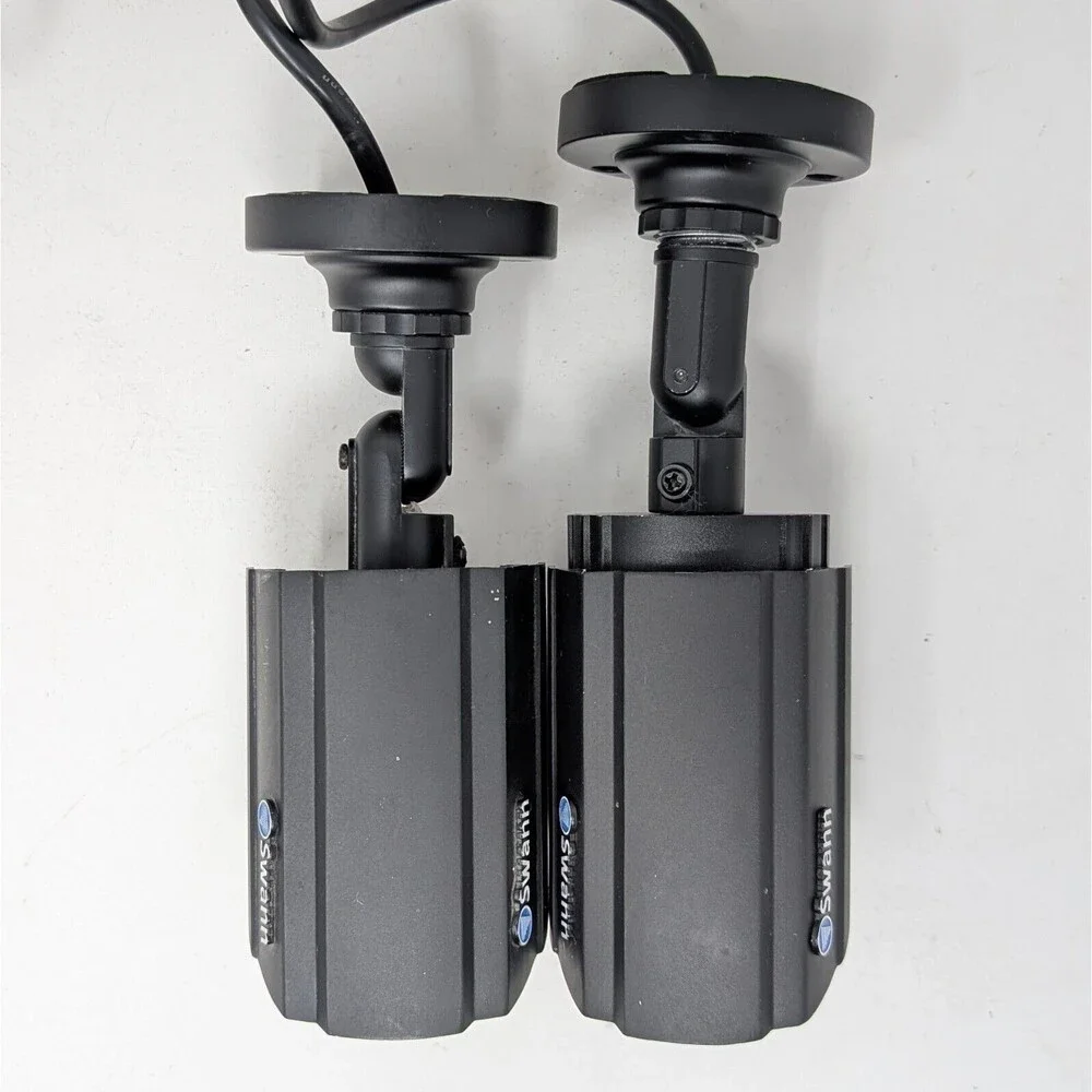Swann Pro-530 Security Camera Lot Of 2 with Cables Pro Series CCTV